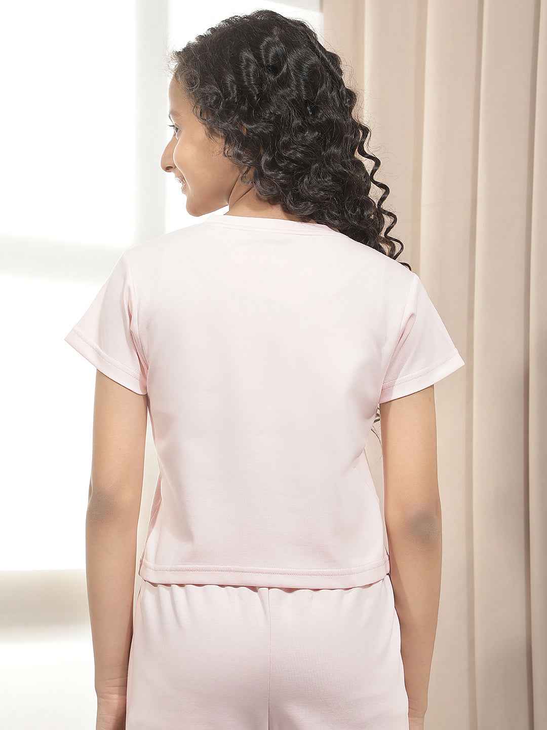Pink Embellished T-Shirt
