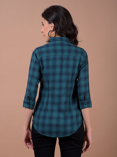 Green Checked Shirt