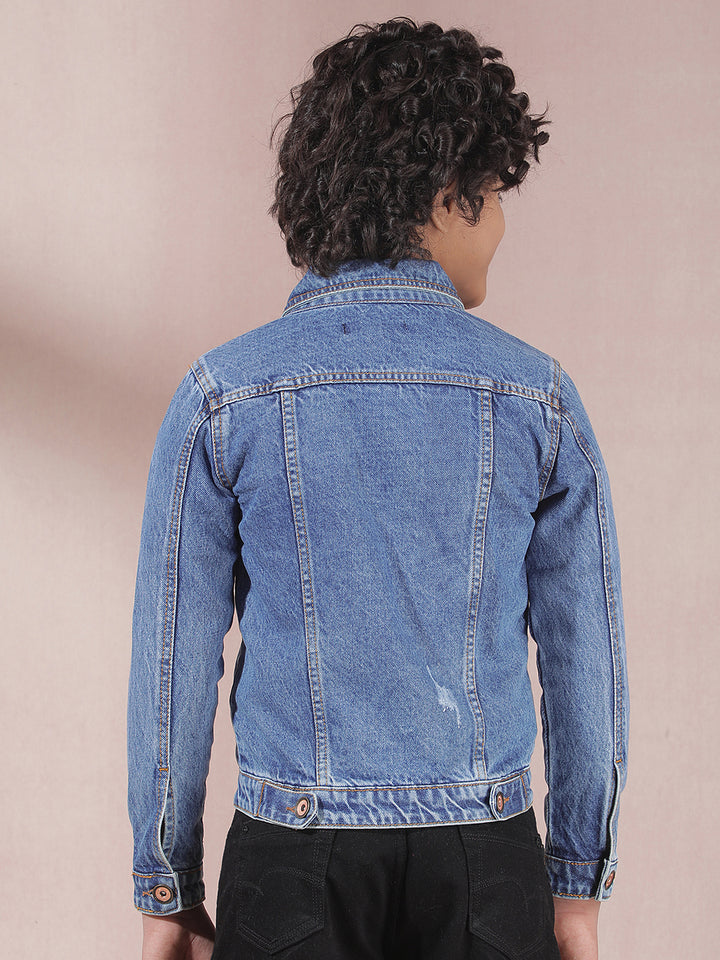 Chic Blue 100% Cotton Jeans