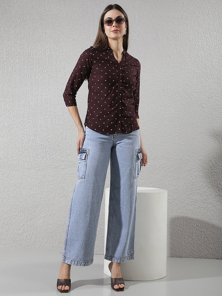 Blue 100% Cotton Cargo Jeans