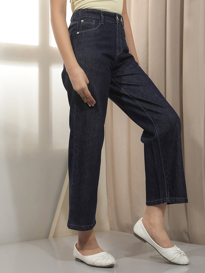 Blue Wide Leg Jeans