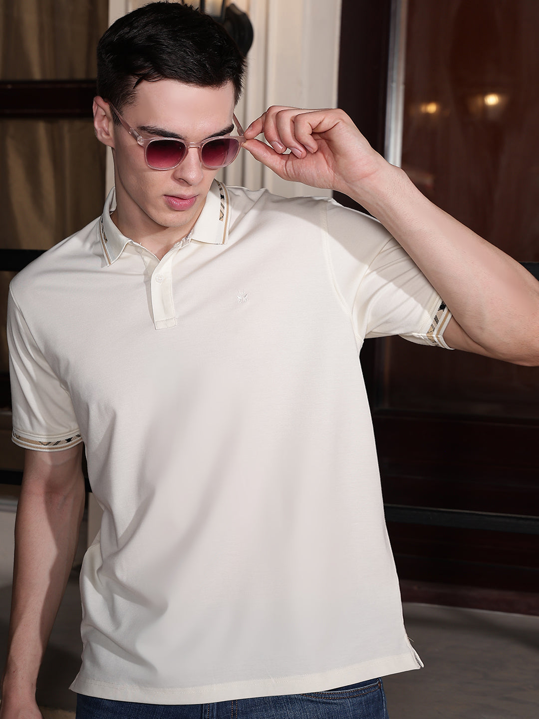 Classic White Casual Polo T-Shirt