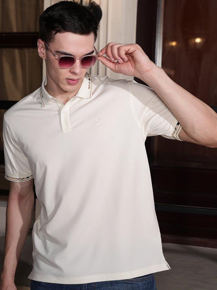 Classic White Casual Polo T-Shirt
