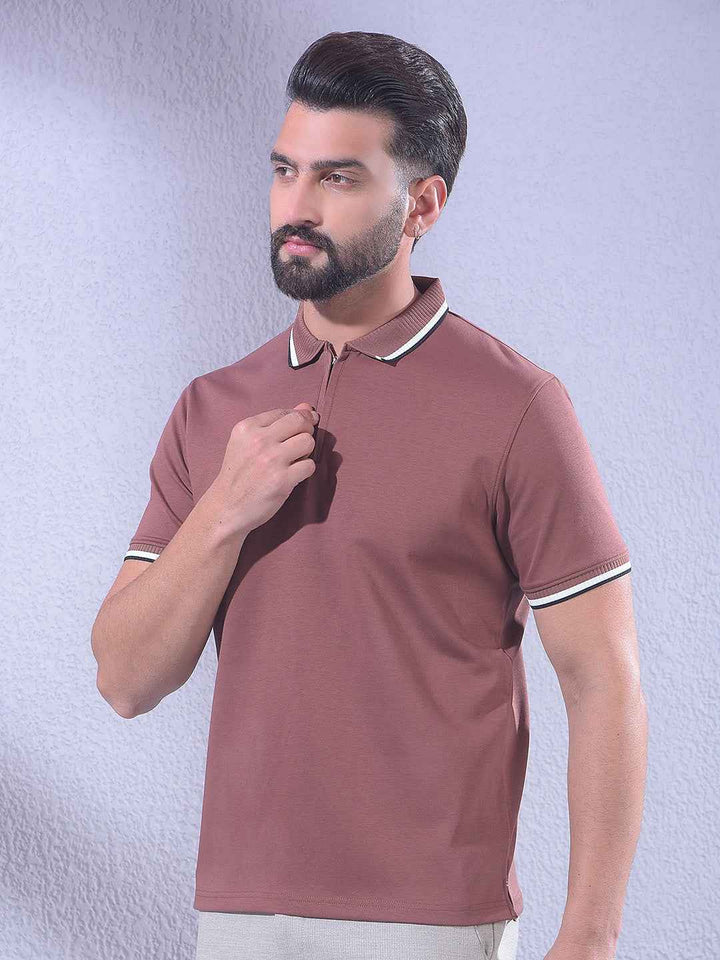 Rustic Terracotta Brown Brown T-Shirt