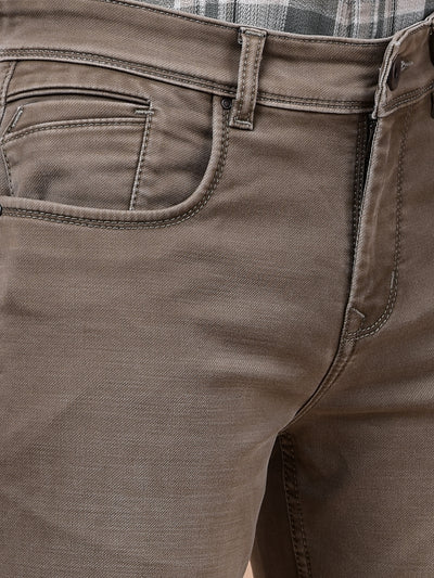 Elevated Brown Straight Jeans