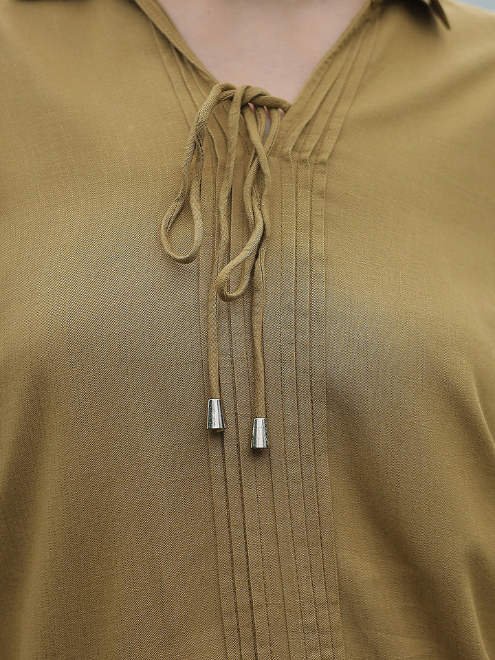 Modern Rich Mustard Shirt
