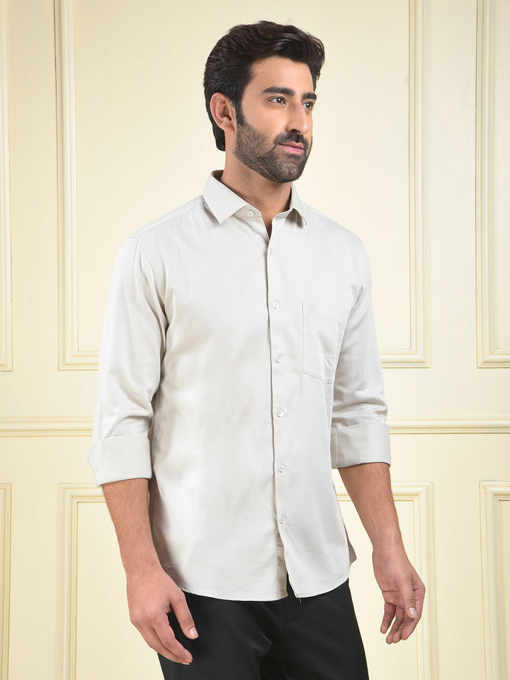 Luxe Comfort Beige Shirt