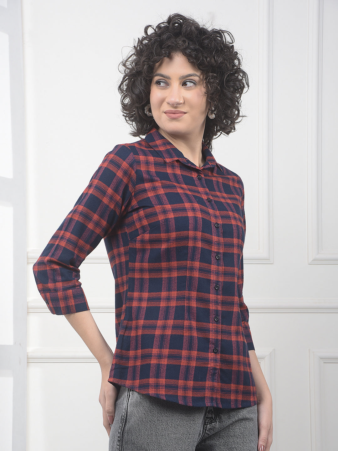 Red Checked Shirt