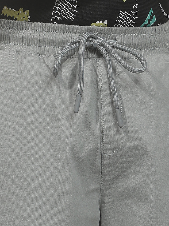 Classic Smoke Grey Cargo Trackpants