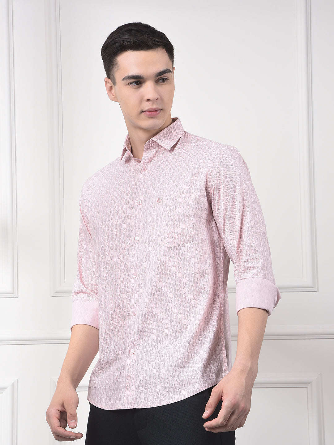 Flamingo Vibe Patterned Shirt