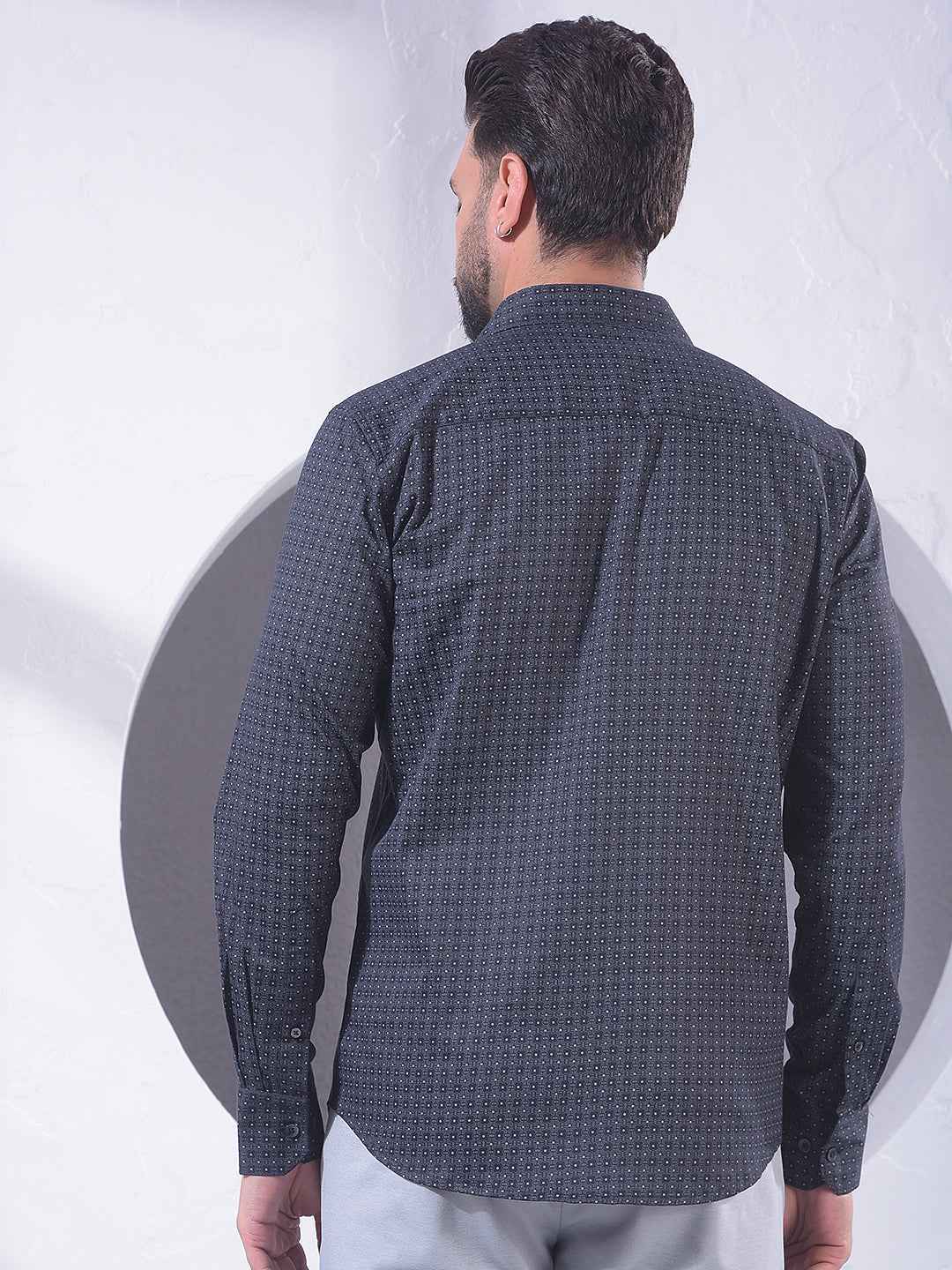 Black Graphic Print Shirt