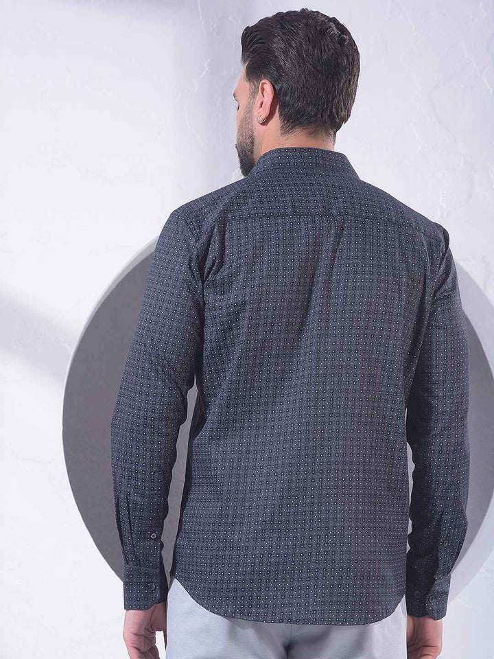 Black Graphic Print Shirt