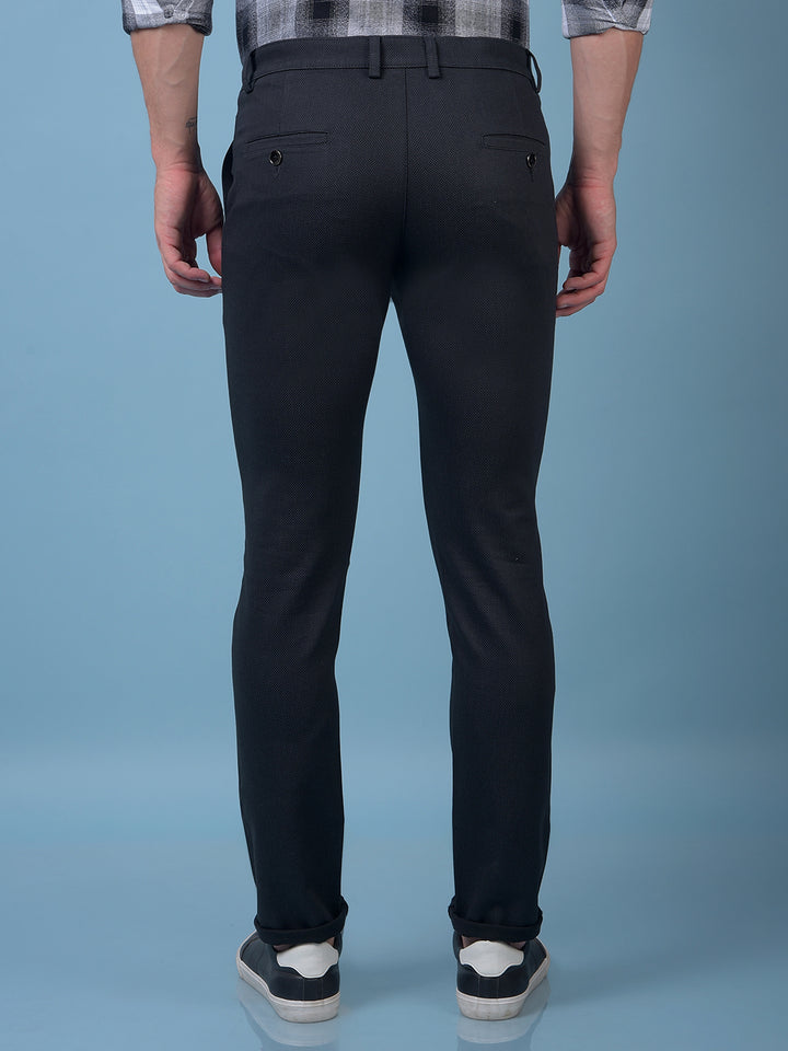Black Printed Trousers
