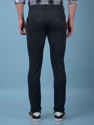 Black Printed Trousers