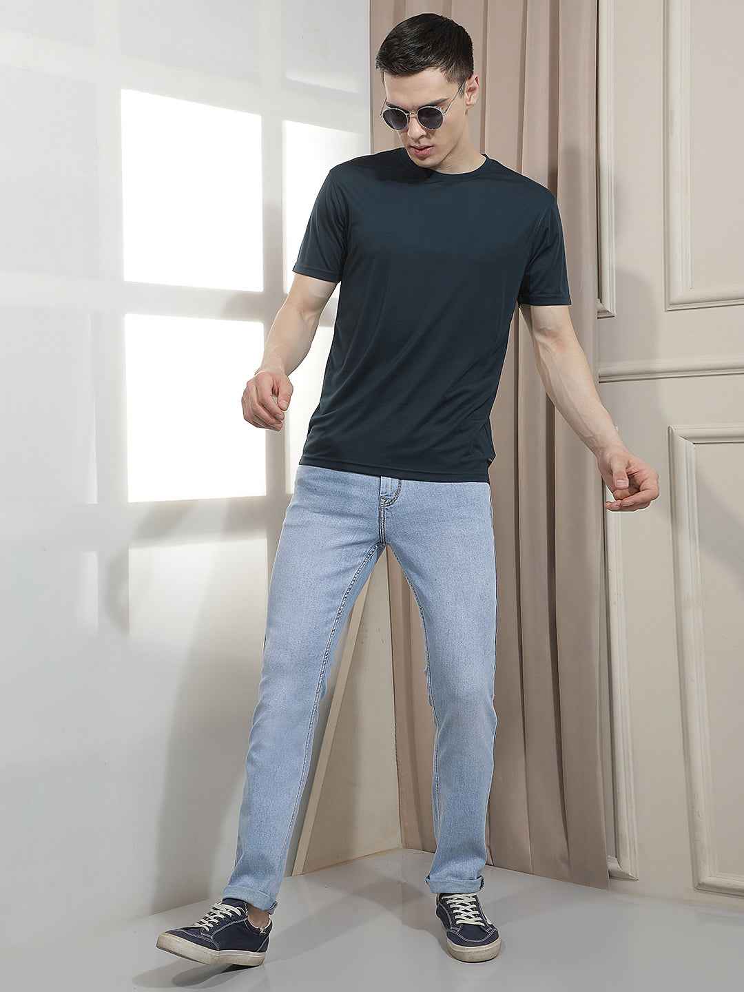 Classic Light Blue Washed Jeans