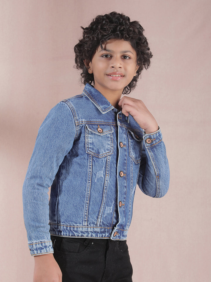 Chic Blue 100% Cotton Jeans