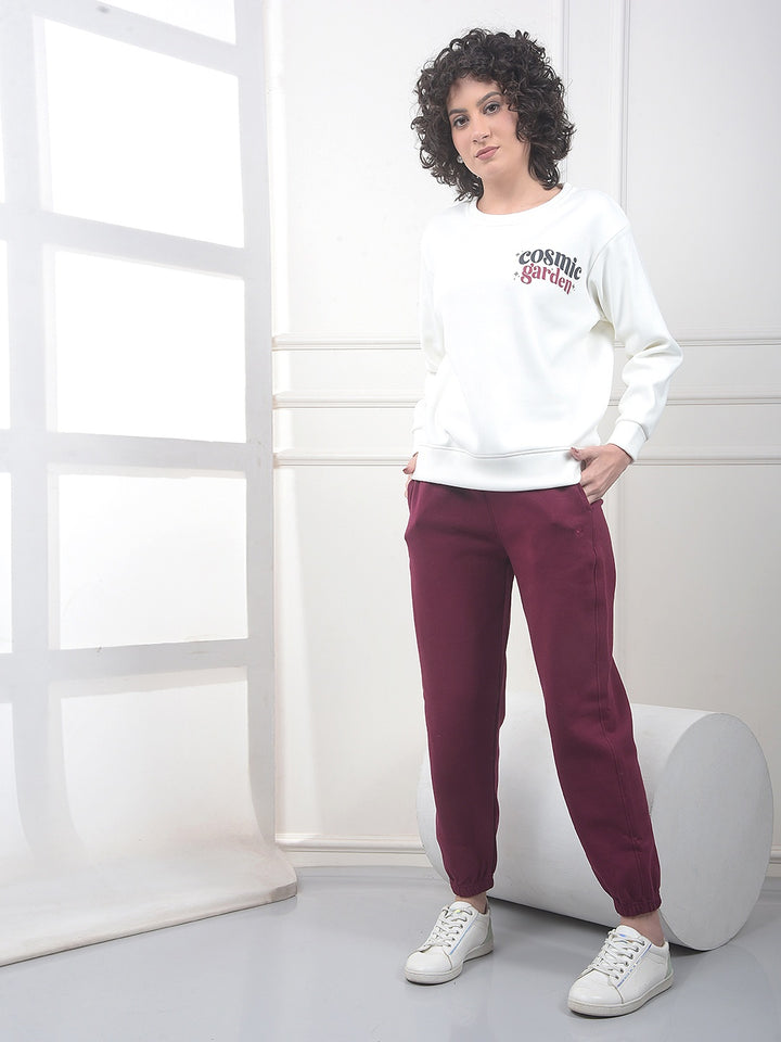 Comfy Wine Fleece Joggers
