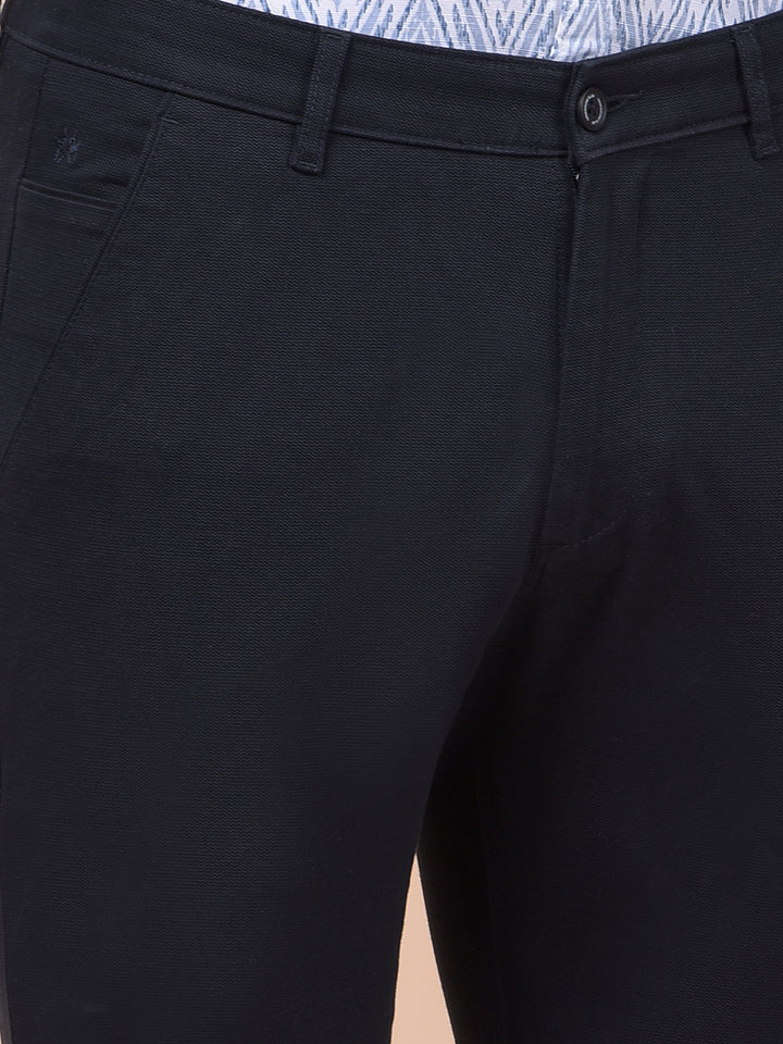 Modern Edgey Navy Blue Trousers