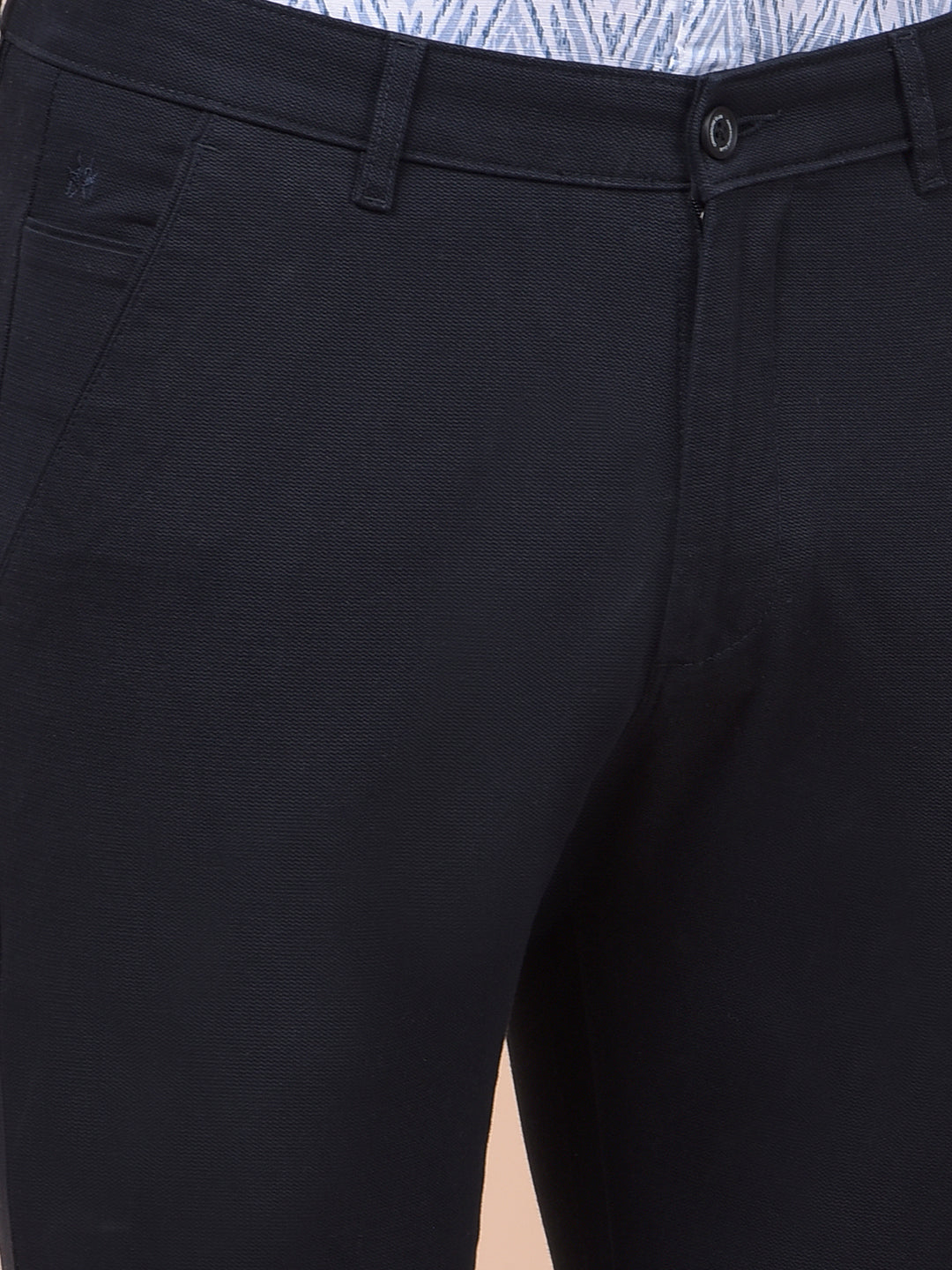 Modern Edgey Navy Blue Trousers