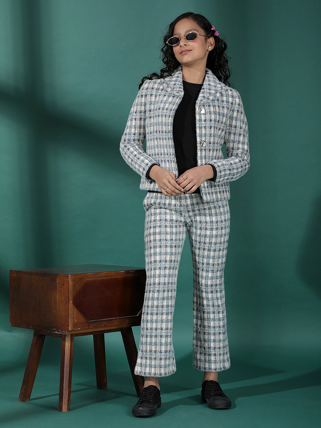 Green Checked Co-Ord Set