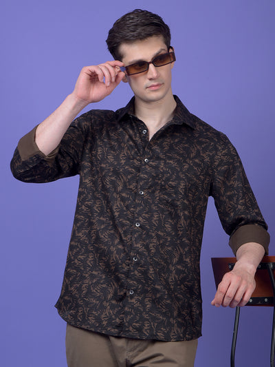 Black Printed Shirt