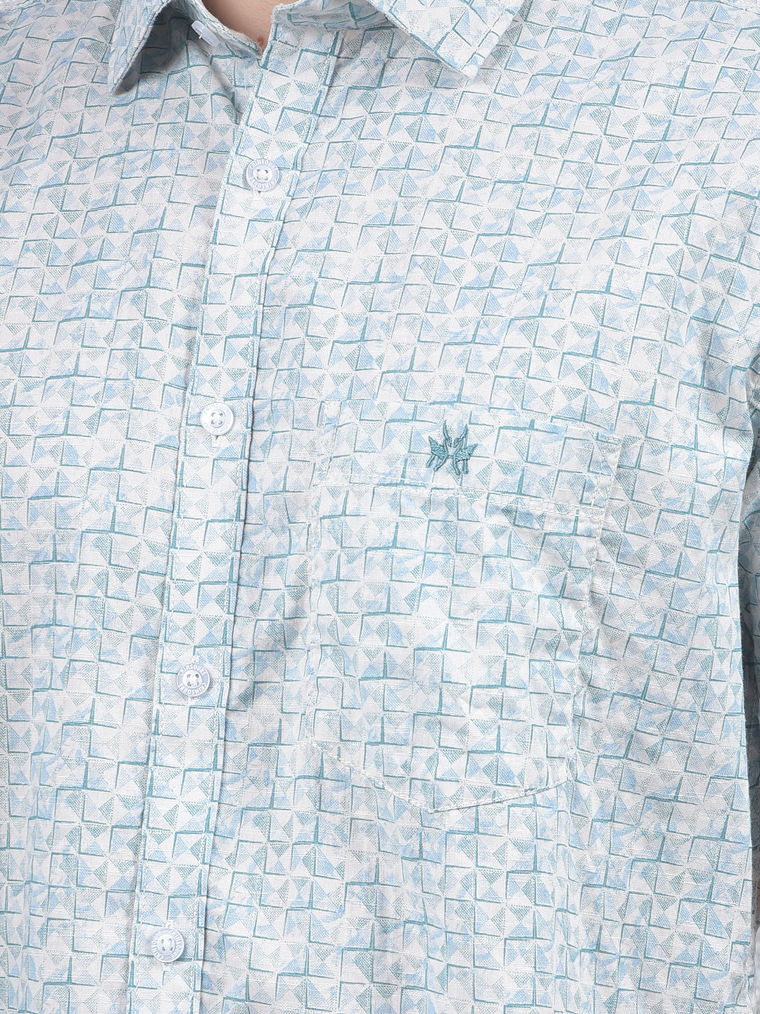 Green Printed Shirt