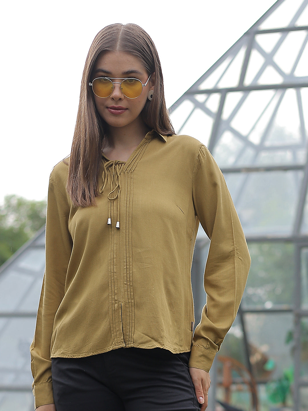 Modern Rich Mustard Shirt