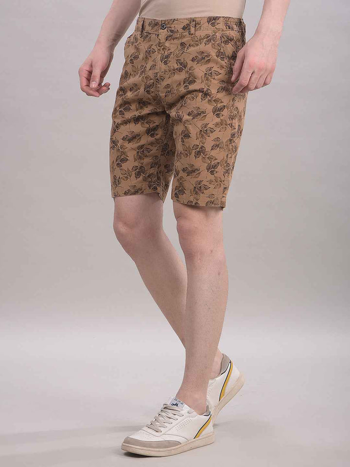 TerraLeaf Brown Botanical Shorts