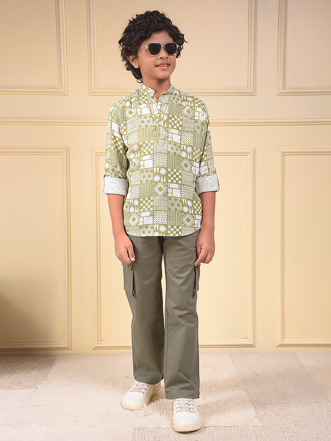 Green Cargo Trousers