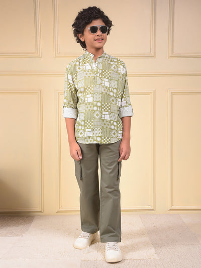 Green Cargo Trousers