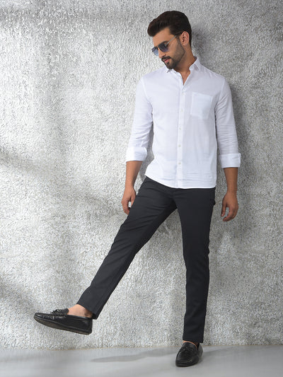 Black Printed Trousers