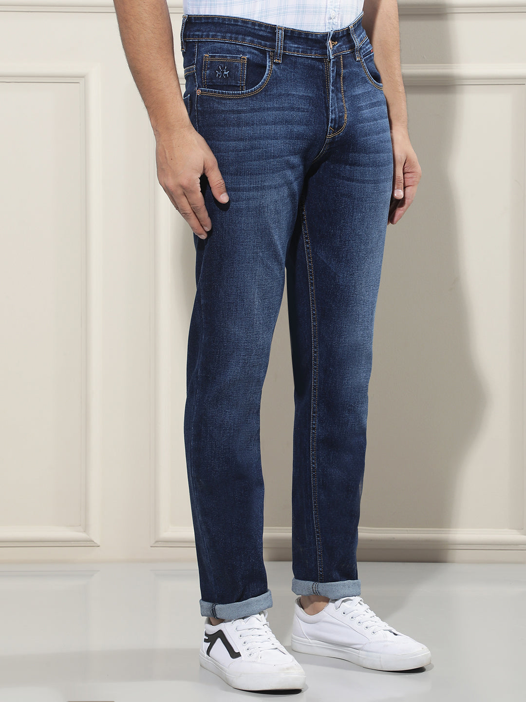 Classic Deep Blue Jeans