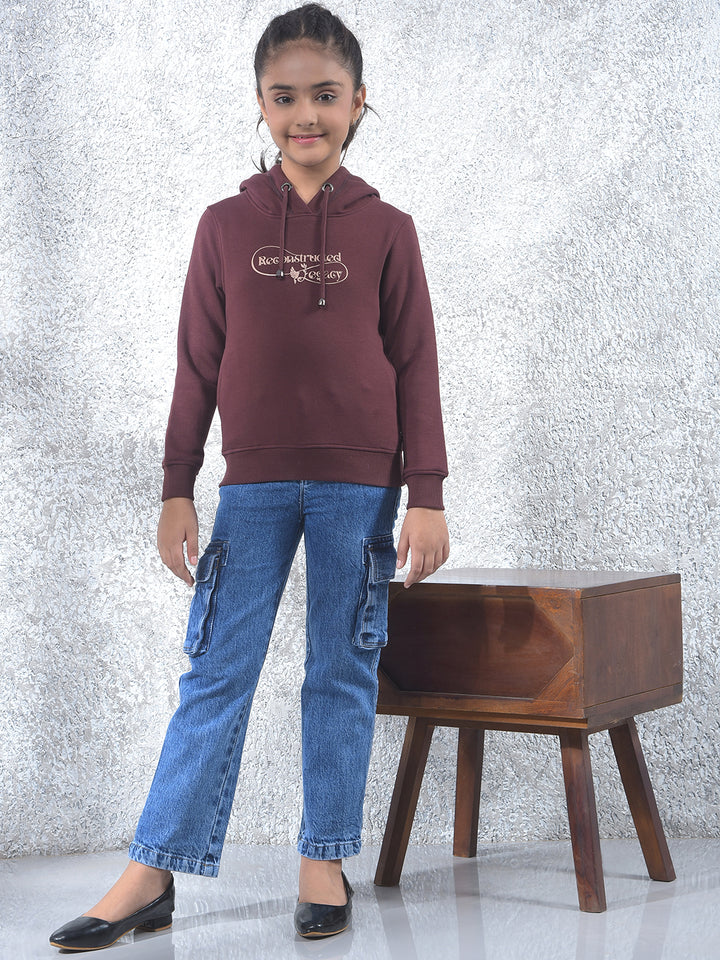 Blue 100% Cotton Cargo Jeans