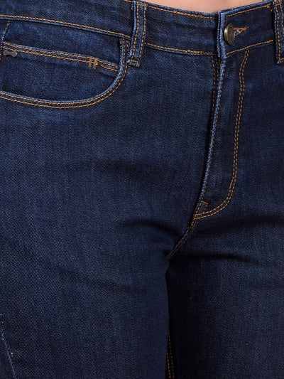 Blue Bootcut Jeans