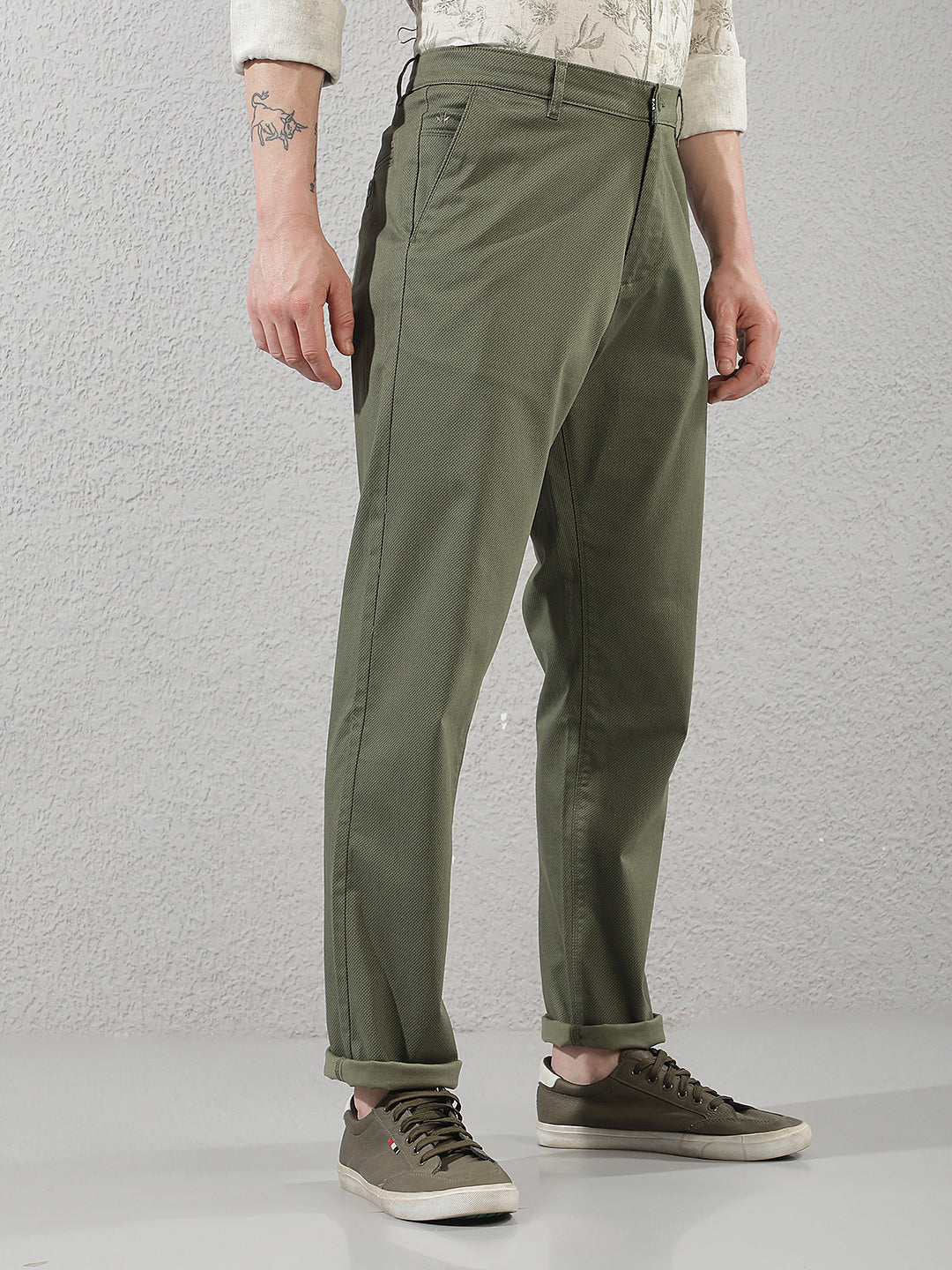 Classic Olive Trousers