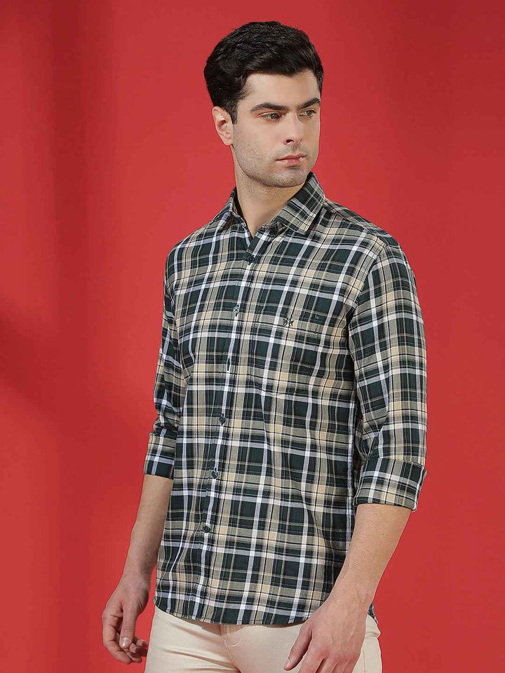 FreshGreen Checked Shirt