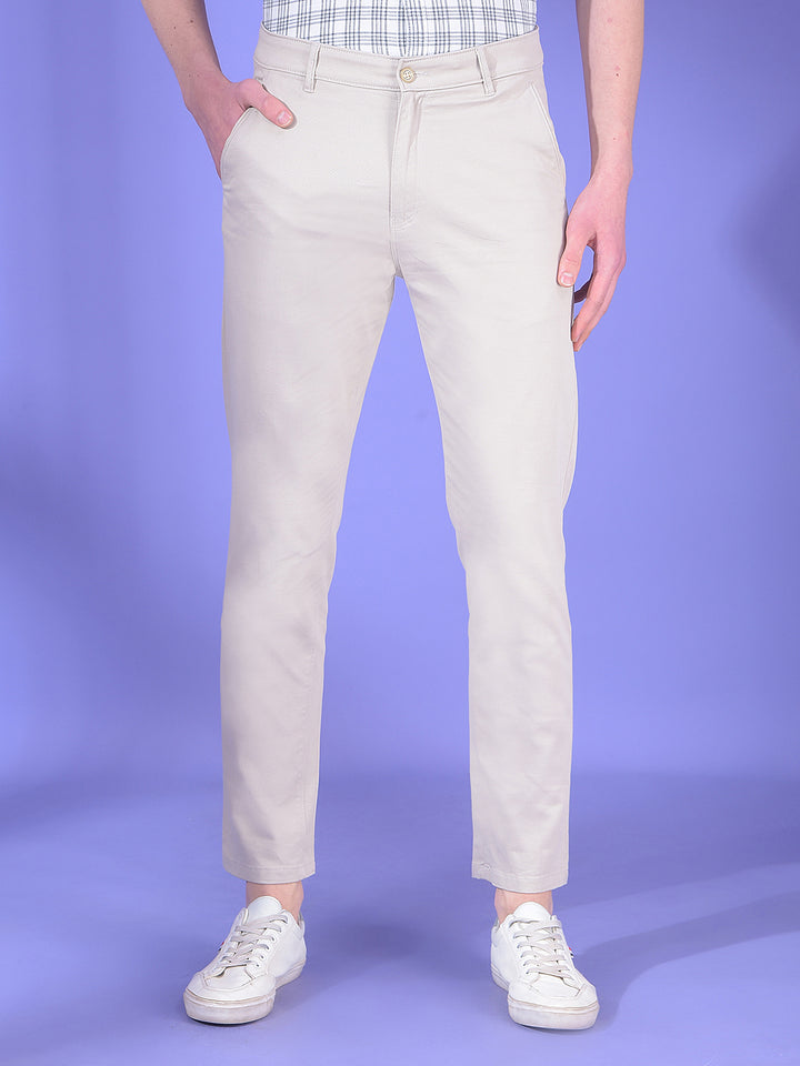 Sandstone Beige Chino Trousers