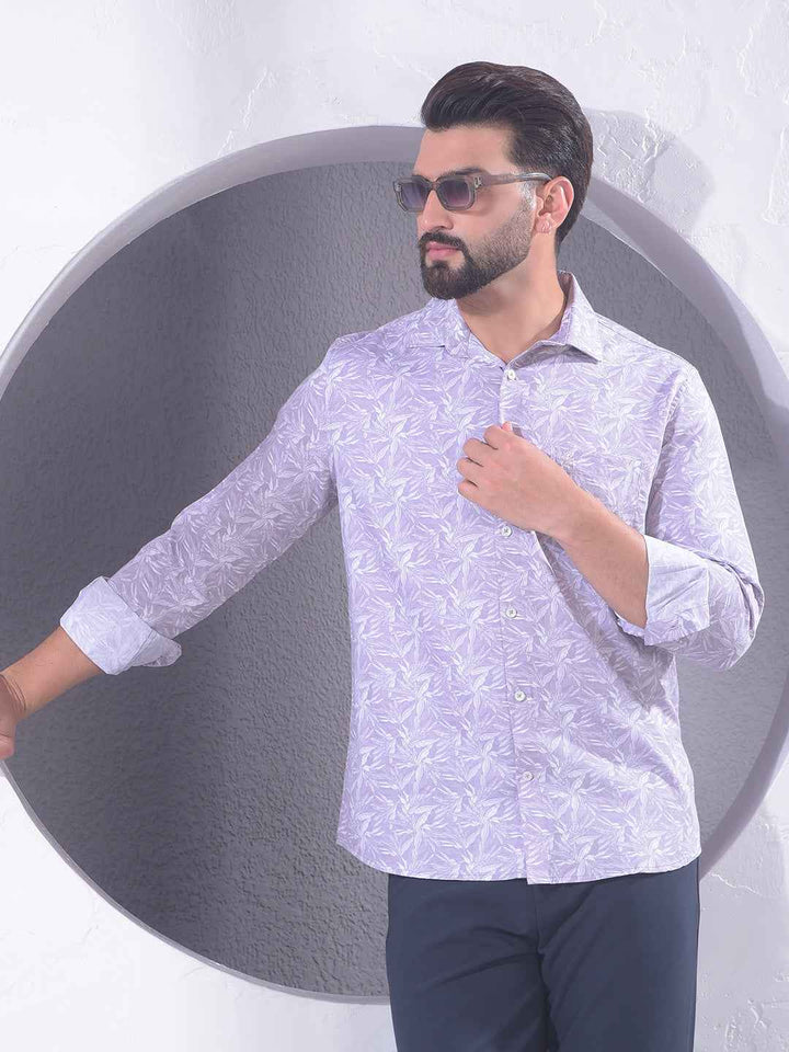 Pink Floral Print Shirt