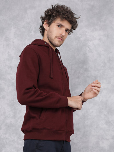 Merlot Zip-Up Hoodie