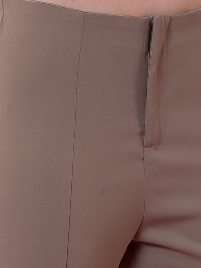 Brown Bootcut Trousers