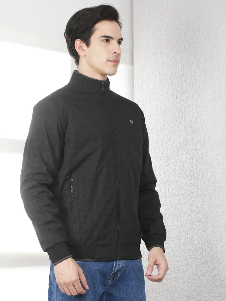 Relaxed Void Black Checked Jacket