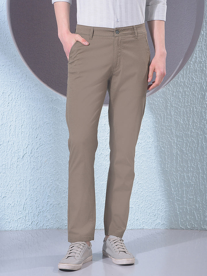 Stylish Olive Printed Trousers