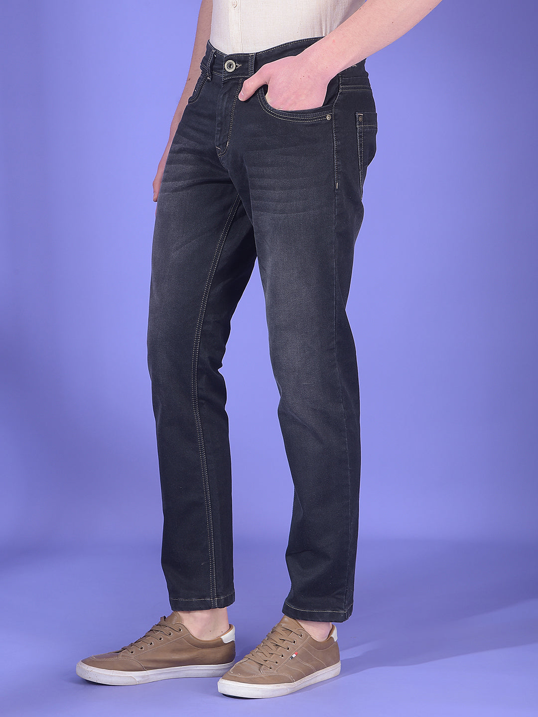 Slate Grey Stretch Jeans