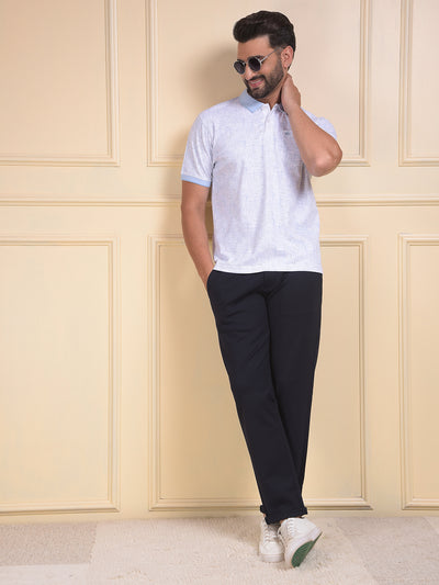 Navy Blue Tailored Trousers