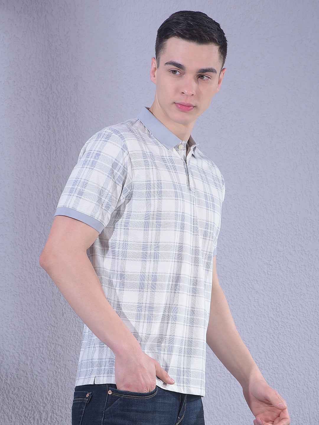 Grey Floral Print T-Shirt