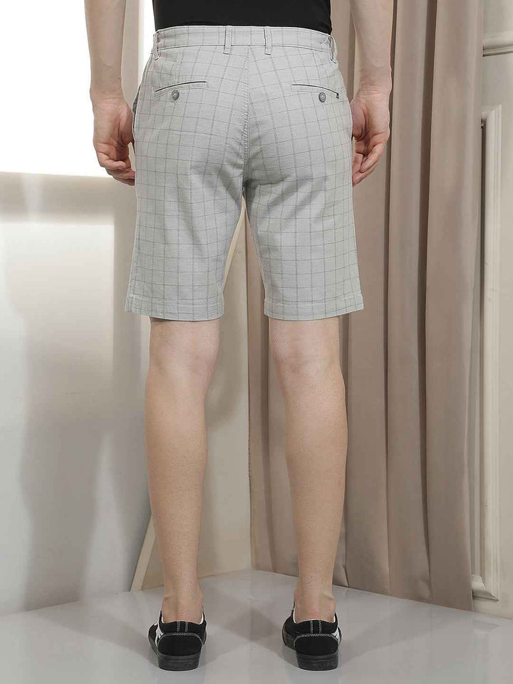 Urban Grey Checked Shorts