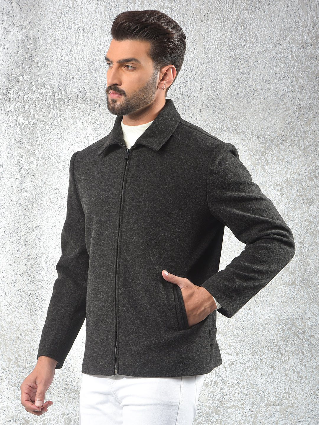 Relaxed Fit Black Shacket