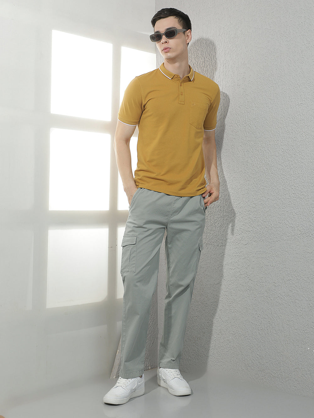 Luxe Slate Grey Cargo Trackpants