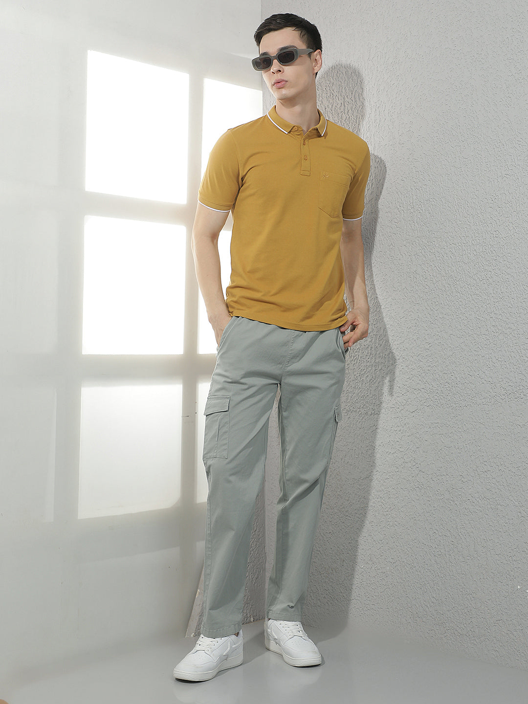 Luxe Slate Grey Cargo Trackpants