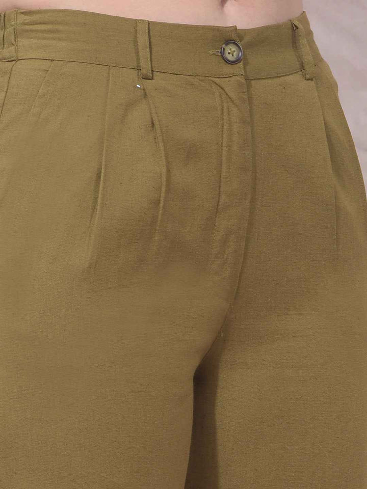 RiftSage Olive Wide Leg Trousers